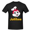 Jollibee Charakter Schwarzes Grafik-T-Shirt
