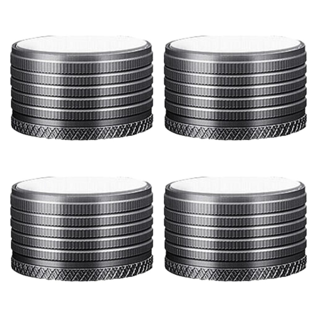 4Pcs Adjustable Furniture Risers Aluminum Alloy Sturdy Non Slip Feet Portable Heavy Duty Metal for Sofa Cabinet Couch