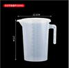 Plastic Graduated Measuring Cup Large Capacity Scale Laboratory Beaker Clear with Lid Transparent Mixing Cup Kitchen Measuring