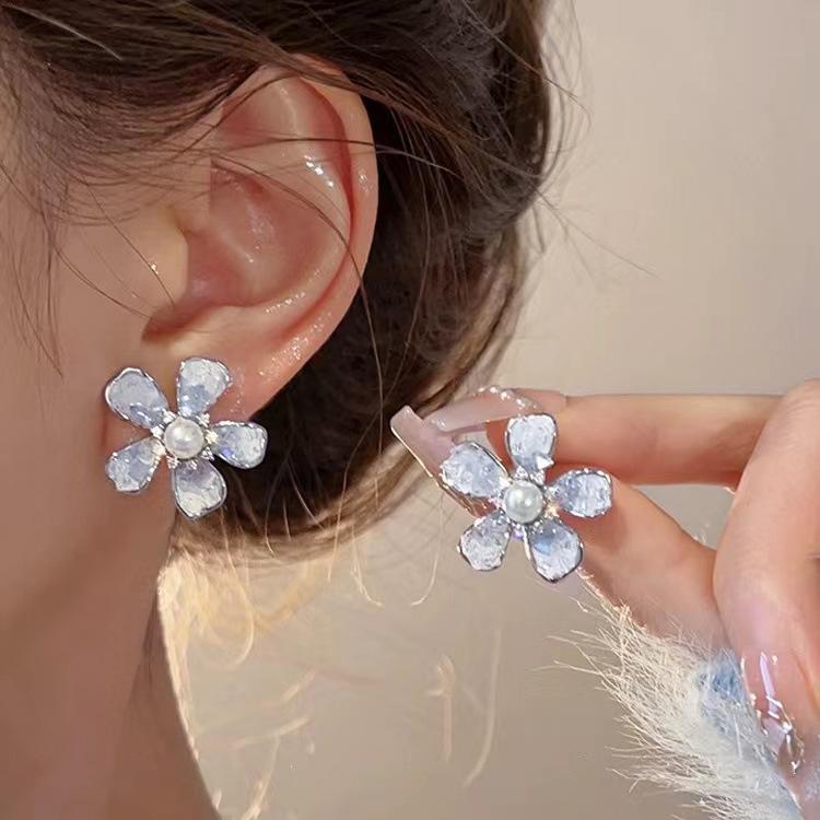 Elegant Bow-Knot Tassel Alloy Earrings for Women's 2025 Spring/Summer