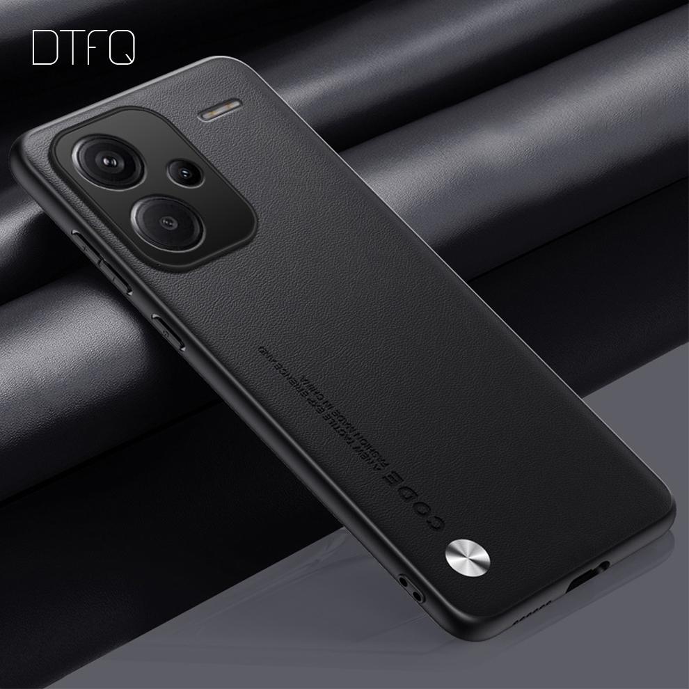 Case for Redmi Note 13 Pro+ 5G Back Cover Coque Funda Leather Pattern Cover Luxury Leather Case for Redmi Note 13 Pro Plus 5G