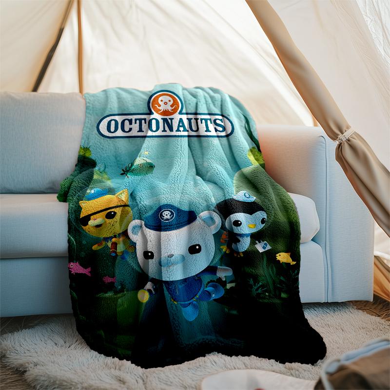 Octonauts Theme Printed Blanket Perfect For Couch Bed Travel Outdoor Use Machine Washable Cozy Durable