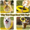 Dog Toys Pet Flying Discs Eva Dog Training Ring Puller Resistant Toys For Dogs Floating Puppy Bite Ring Toy Interactive