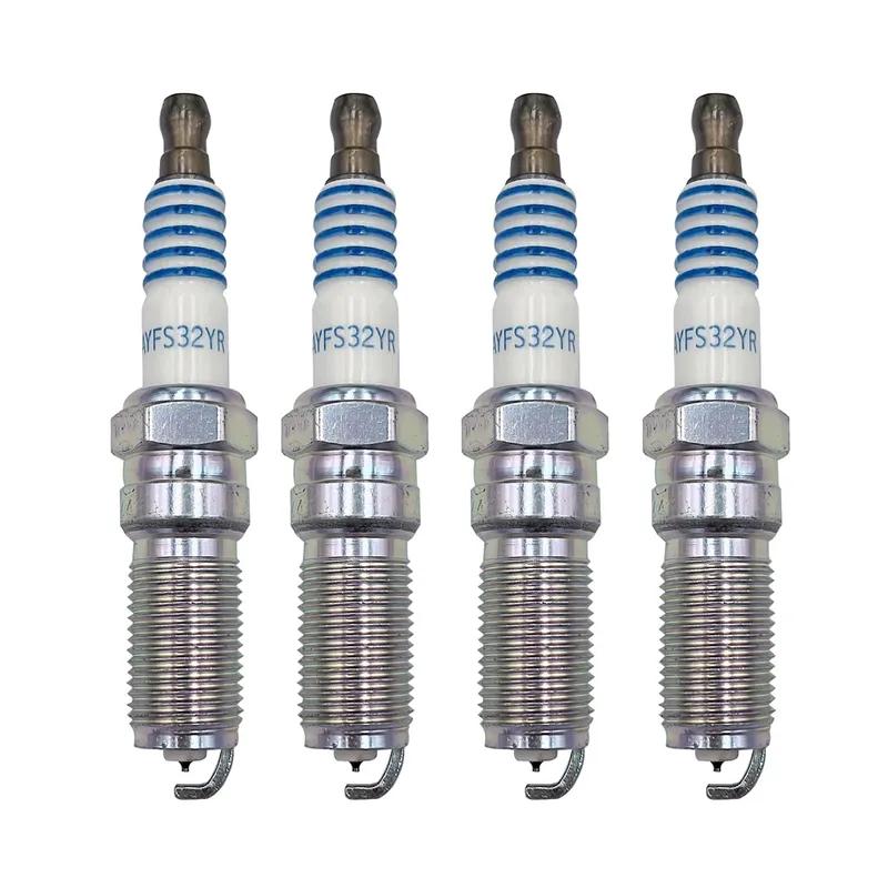 4PCS High Quality iridium SPARK PLUGS For FORD MOTORCRAFT SP-530 SP530 AYFS32YR AYFS-32Y-R