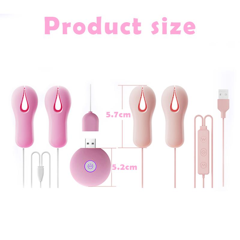 10 trybów elektryczne piersi Sex zabawki zacisk na sutek wibrator do masażu piersi para flirtowanie Bondage stymulator dla dorosłych Sex zabawki dla