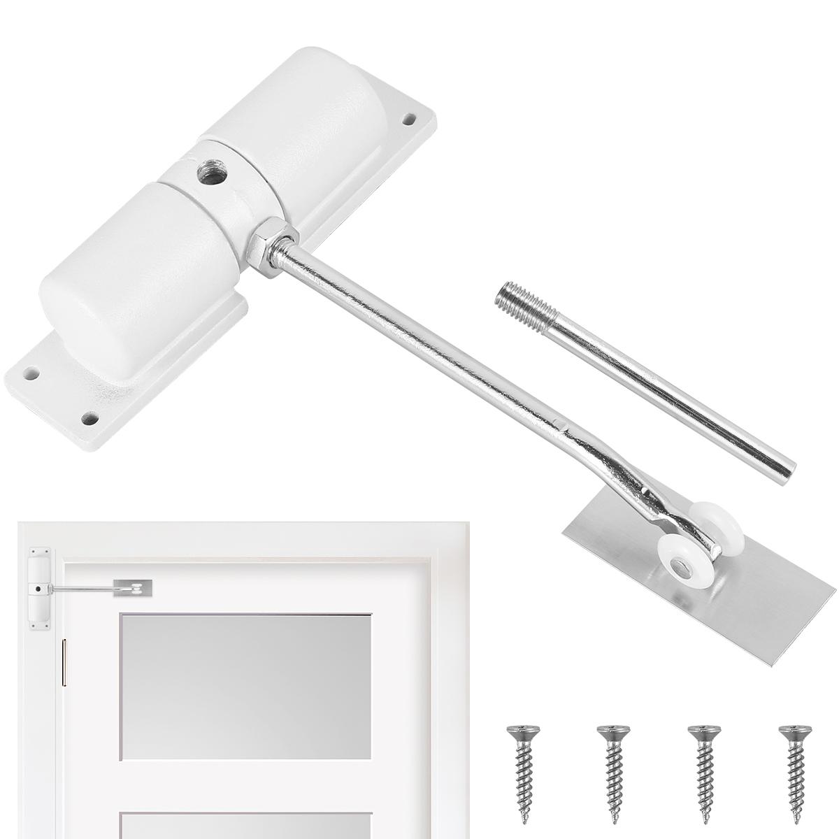 

Automatic Door Closer Metal Safety Spring Door Closer Spring Adjustable Closer Durable Convert Hinged Door to Self-Closing Door
