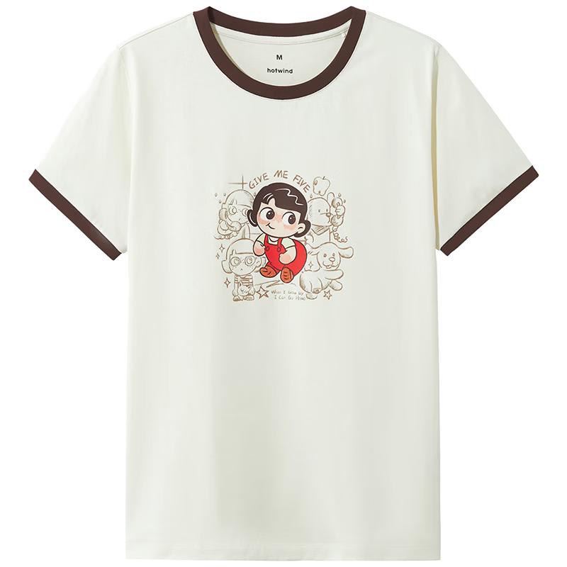 Hotwind Amao Co-branded Women s Printed T-shirt L