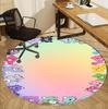 Care Bears Pattern Round Rug, Indoor/Outdoor Mat, for Picnic, Gameroom, Bedroom, Office, Living Room, Home Decor Carpet, Birthday Gift