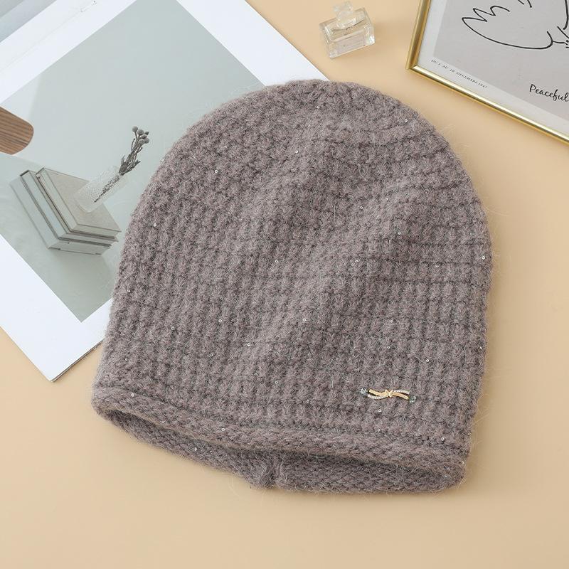 

Корейская новая красочная ромбовидная шапка-пайка из кроличьего меха, уличная, с плюшевой подкладкой, утолщенная, ветрозащитная, теплая шапка, осенне-зимняя, повседневная, от холода average size