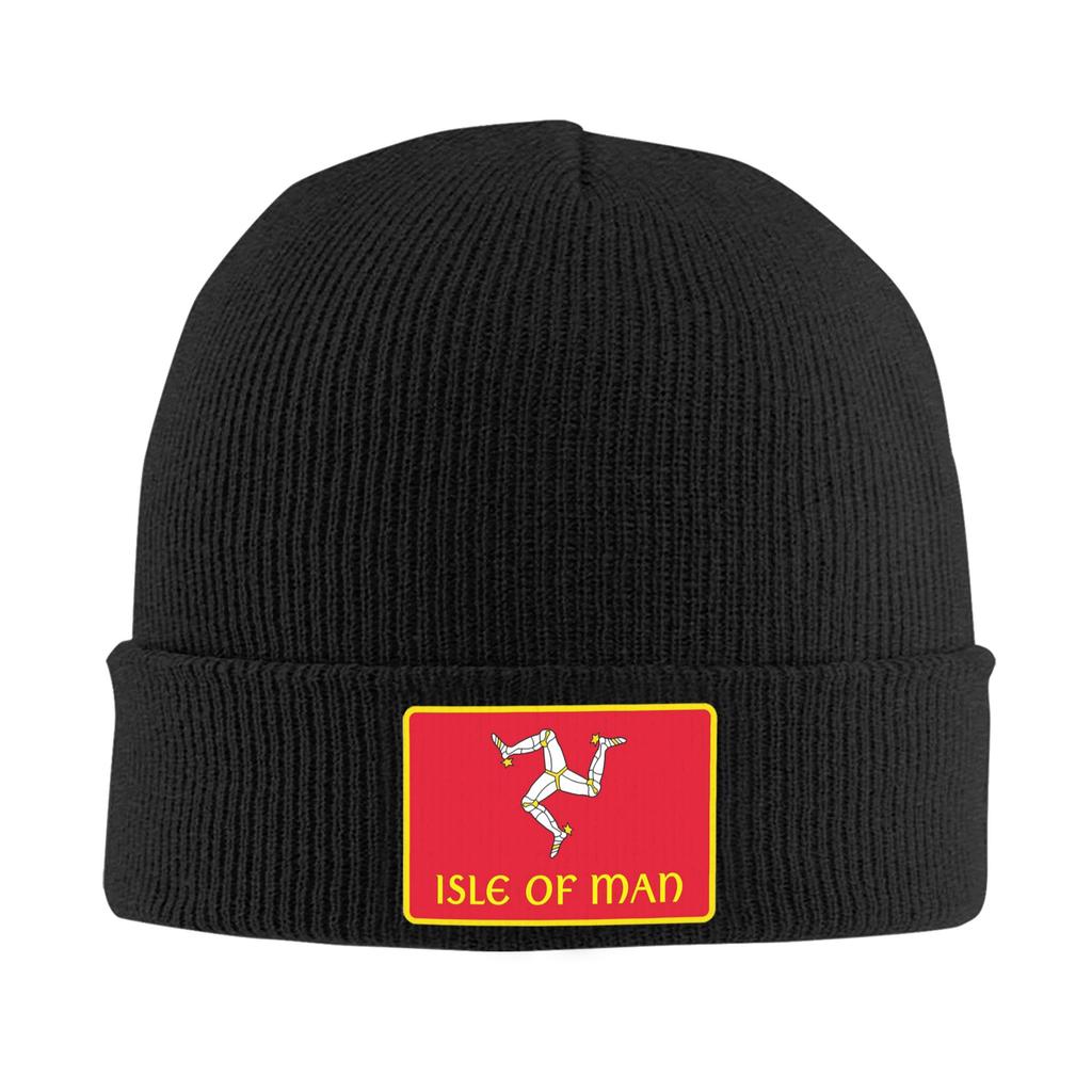 Isle Of Man Motorcycle Racing Warm Knitted Cap Winter Knit Bonnet Hat Skullies Beanies Hip Hop Caps for Unisex