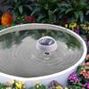Wiggler solare dell'acqua con agitatore dell'acqua di backup della batteria al litio da 3,7 V 400 mAh per la decorazione del giardino del bagno degli uccelli