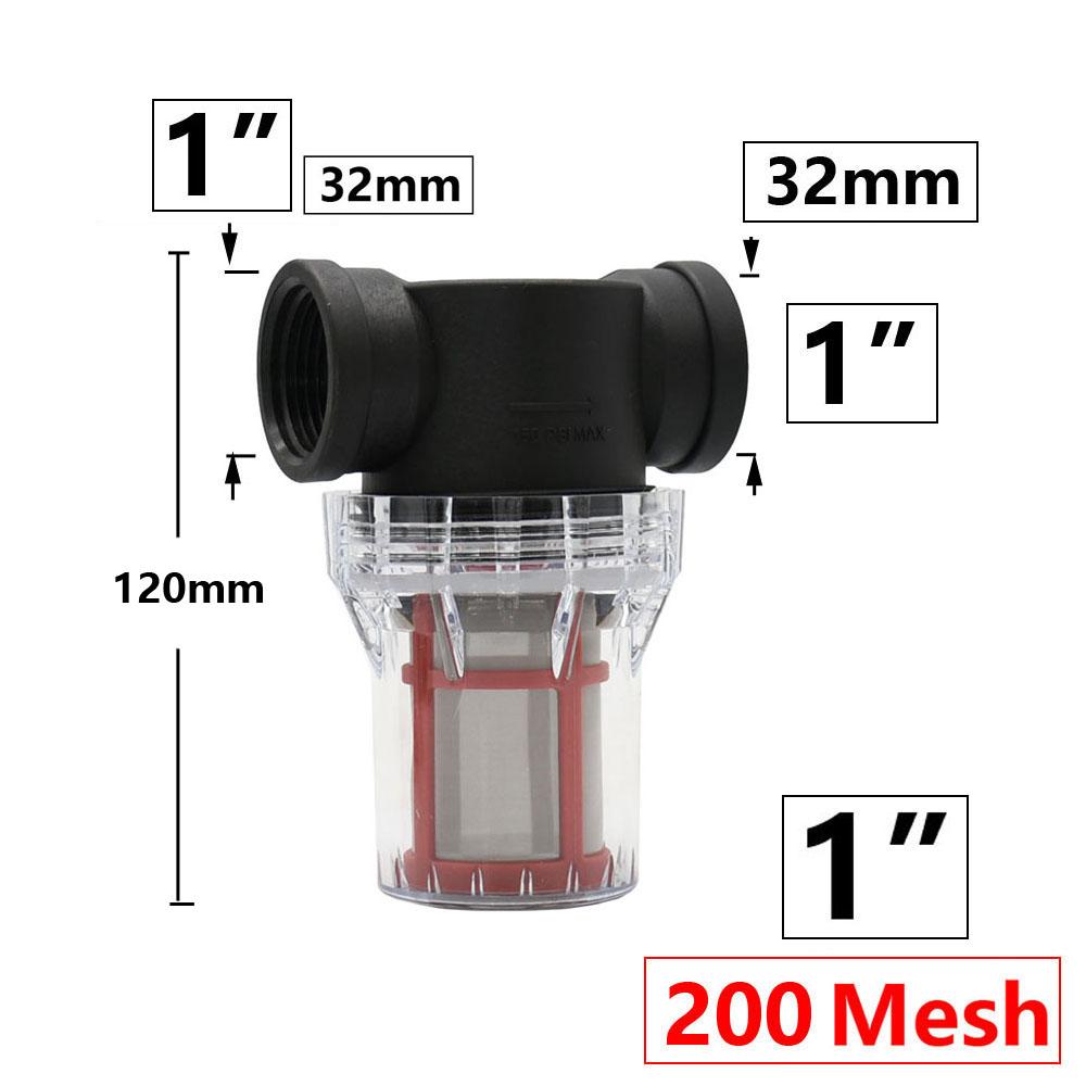 1/2 3/4 1 Inch Watering Filter For IBC Tank Tap Adapter S60 Ton Barrel Joint Garden Irrigation Aquarium Pump Water Gun Strainer