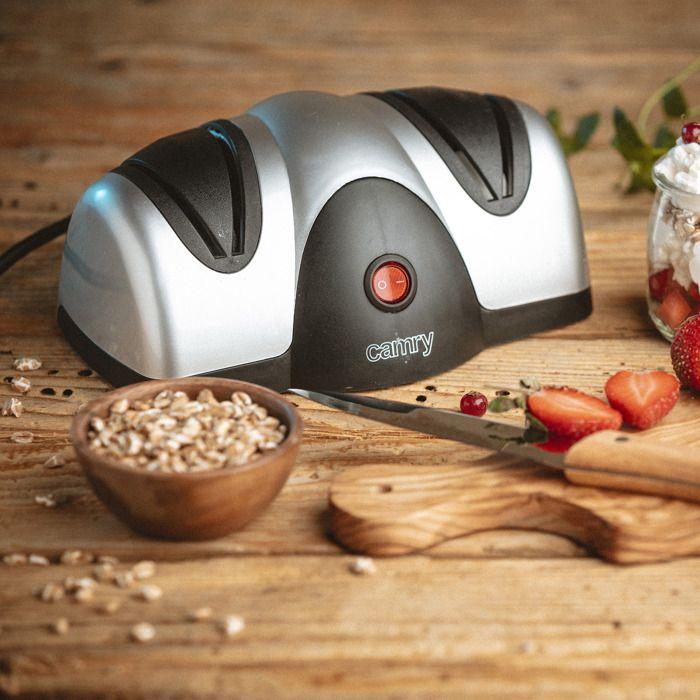 Affûteuse De Couteaux Électrique Professionnelle, Guide D'angle Camry CR 4469 40 W Gris 837607