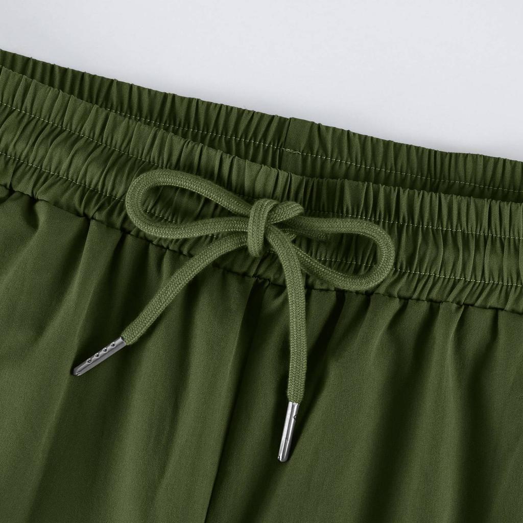 Men's Tapered Joggers With Zipper Pockets | Elastic Quick-Dry Athletic Pants For Workout & Running