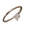 Xiaohongshu Bestseller: Korean Simple Four-Leaf Clover Ring for Women - Light Luxury Couple's Design