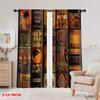 2D flat printing 2pcs Unsalable  Pography Banner African Patchwork Style Durable Polyester  Without Electricity Wall Decor