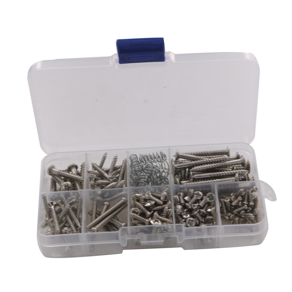 226-Piece Guitar Screw Folk Electric Guitar Bass Guitar Installation Screw Boxed Guitar Screw