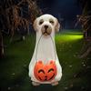 Haunted Pumpkin Puppy Resin Statue for Indoor/Outdoor Halloween Decor