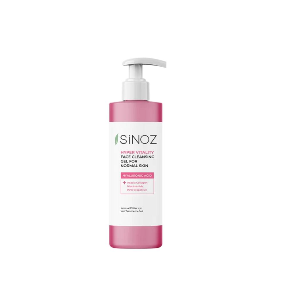 

Sinoz - Hyper Vitality Face Cleansing Gel for Normal Skin, 400 мл - Гель для очищення обличчя для щоденного використання
