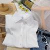 High-end Sense Unique Texture Pleated Loose Long-sleeved Shirt for Women Fresh Design Sense Top for Autumn