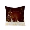 New Christmas Pillow Cover Printed Decorative Cushion Cover Home Sofa Cushion Linen Sofa Back