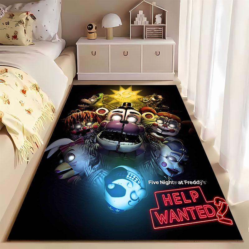 "Five Nights at Freddy's Carpet" suitable as a non-slip mat for the living room or bedroom sofa
