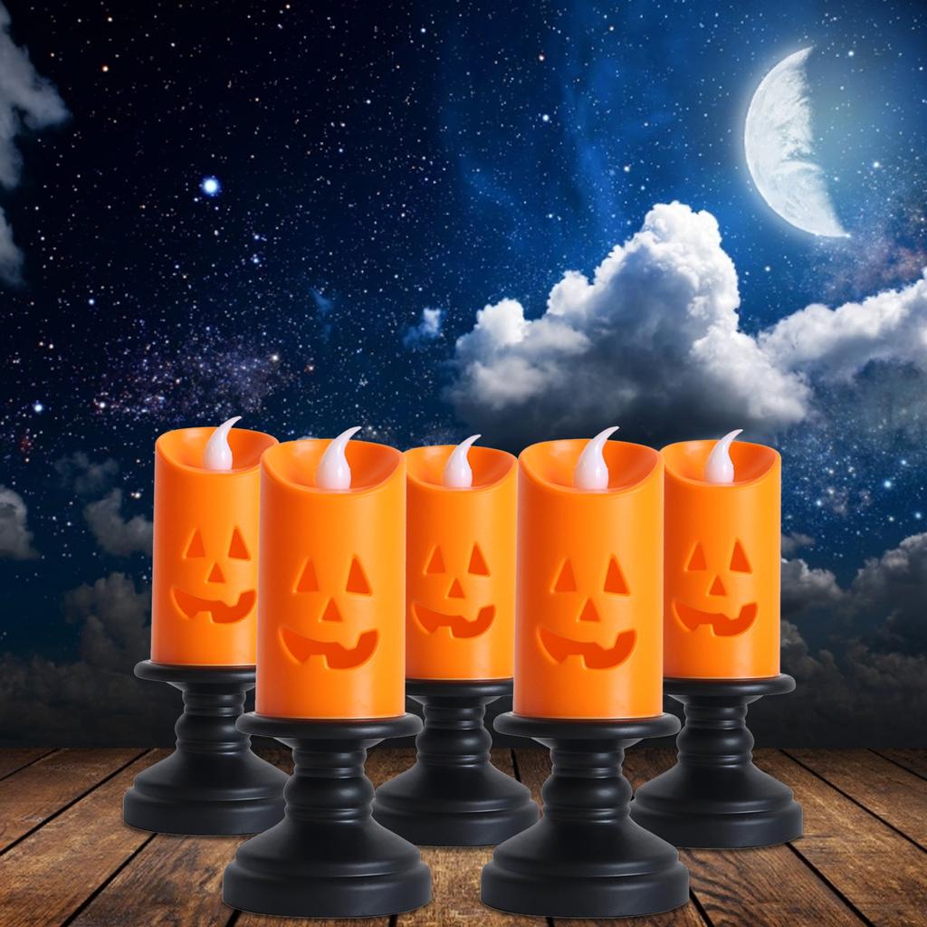 Halloween Portable Kerosene Lamp Led Colorful Night Light