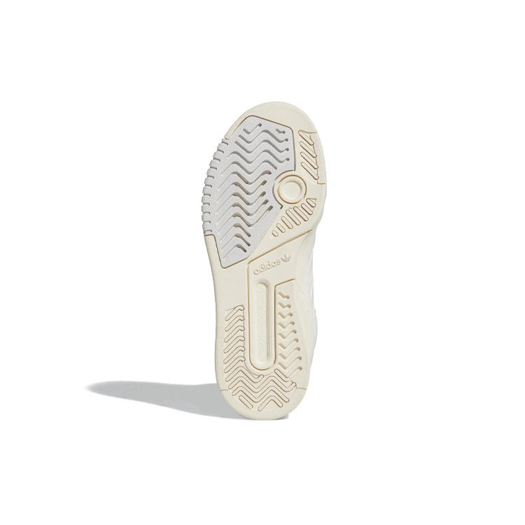 Adidas Originals Drop Step Se Leather Non-Slip Durable High-Top Skate Shoes Women Skate Shoes White Gray HR1418