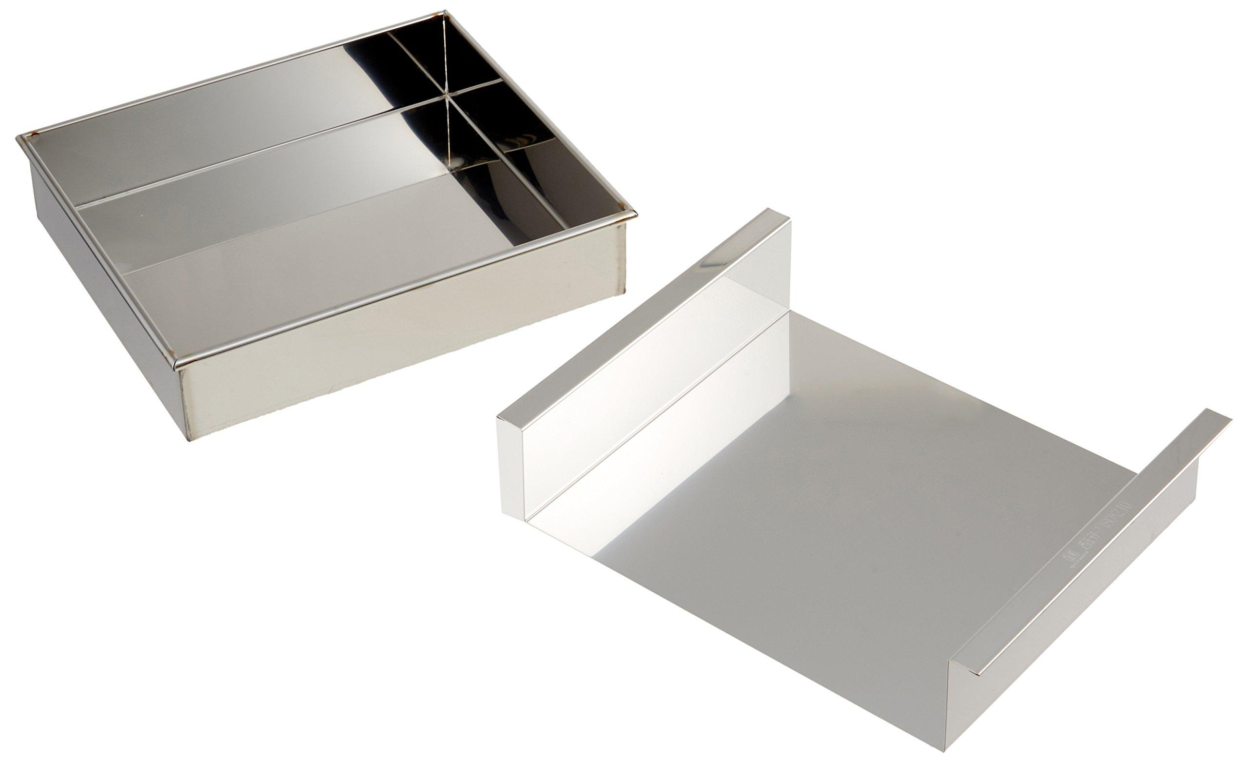 

Производство Nozaki Аргонодуговая сварка Форма для яичного тофу, 18 см, Стиль Кансай, ATM2118