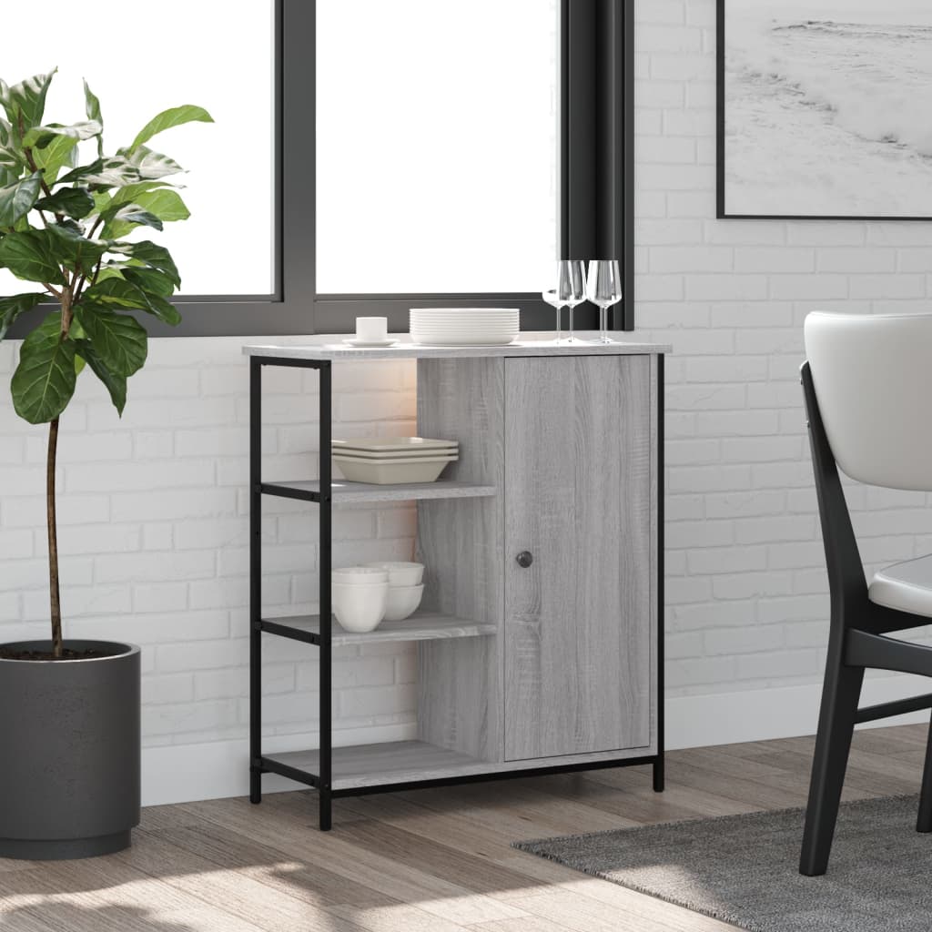 Sideboard Gray Sonoma 70x30x80 cm Particleboard
