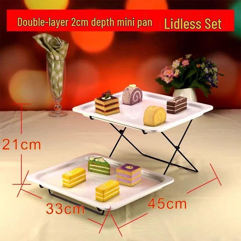 European Style Melamine Buffet Display Tray