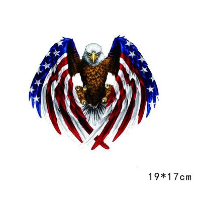 Zg15 Animal Art Pattern Personality Car  Stickers American Flag Eagle Motorcycle Waterproof