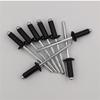 120pcst M2.4 M3.2  Black Aluminium Blind Rivets Nail Decoration Rivets For Furniture Assortment Kit