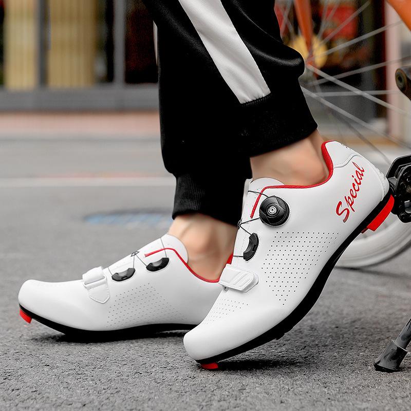 Autumn New Road Cycling Shoes Fashionable Outdoor Cycling Shoes Men's and Women's Cycling Shoes Bicycle Lock Shoes