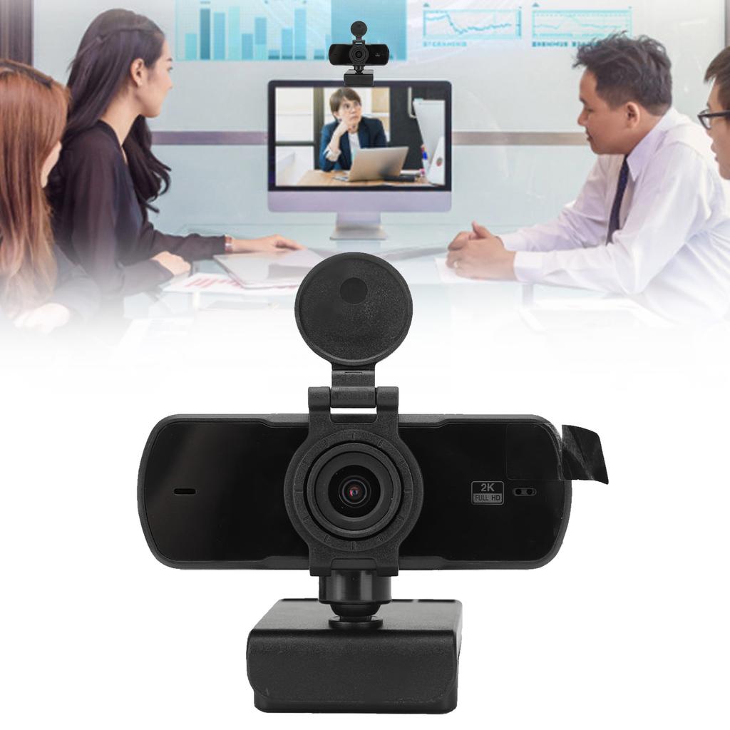 USB 2.0 Webcam mit integriertem Mikrofon 2K Treiberlose Full HD Videokonferenzkamera für Android für I