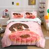 "Puppy hugs donut dreams." Bedding sets Duvet covers Pillowcases(1* Duvet Cover 2* Pillowcases without duvet insert)