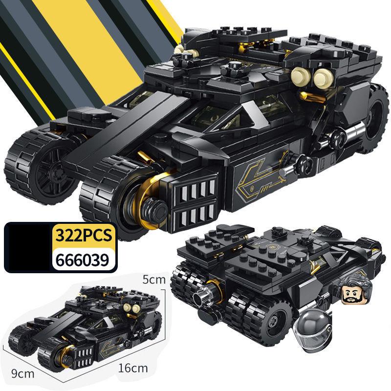 Speed Racing Super Hero Batmobile Joker Vehicle Car Weapon Assemble Figures Building Blocks Sets Classic Movie Model Bricks Toys