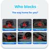 Snow Chains for Car Tires 5-Second Install Traction Straps Reusable Fit 165-265mm Wheel Anti-Slip Car Tire Chains for Safe Trip