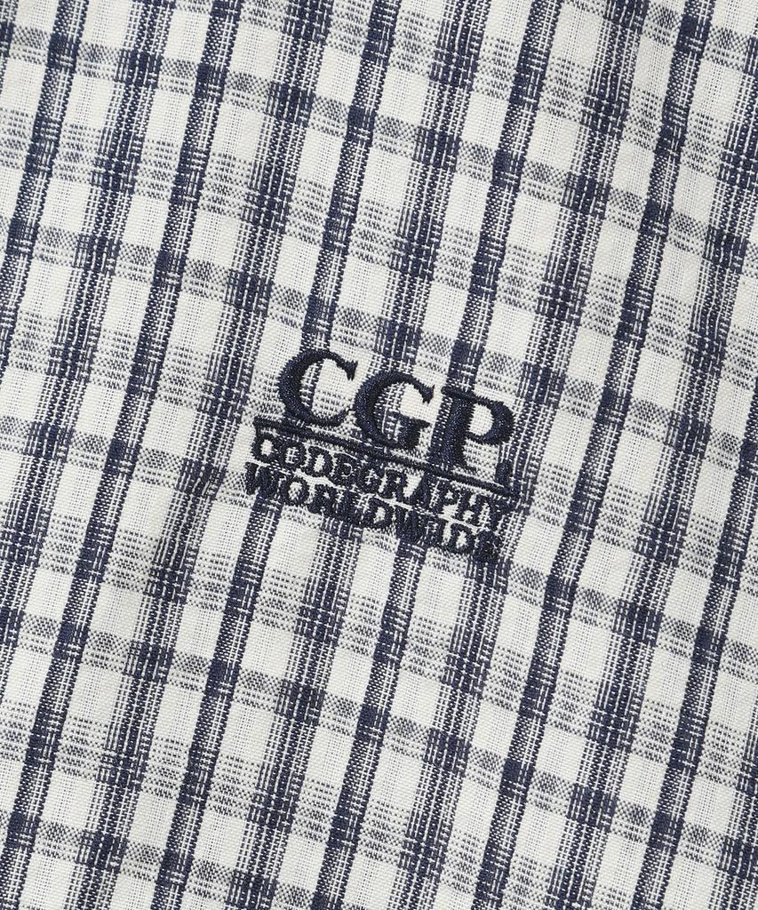 CGP Check Short Sleeve Shirt - Navy