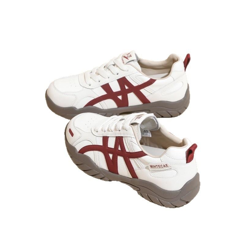 Retro German training shoes women's 2025 autumn new heightening casual versatile Forrest Gump shoes soft sole comfortable little white sports shoes