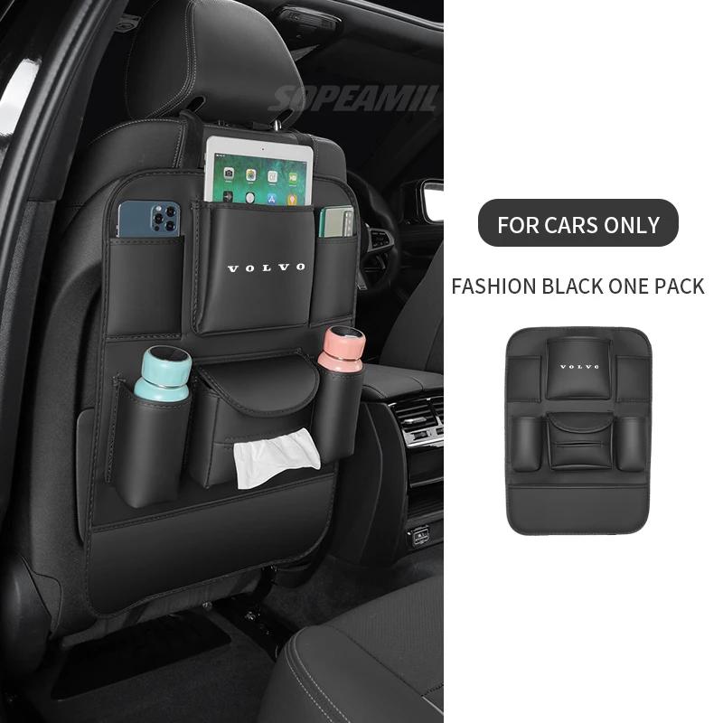 Volvo XC40 XC60 XC70 XC90 V40 V50 V60 V70 V90 S40 S60 S80 S90 C70 Car Seat Back Multi-pocket Storage Bag Seat Rear Anti-kick Pad