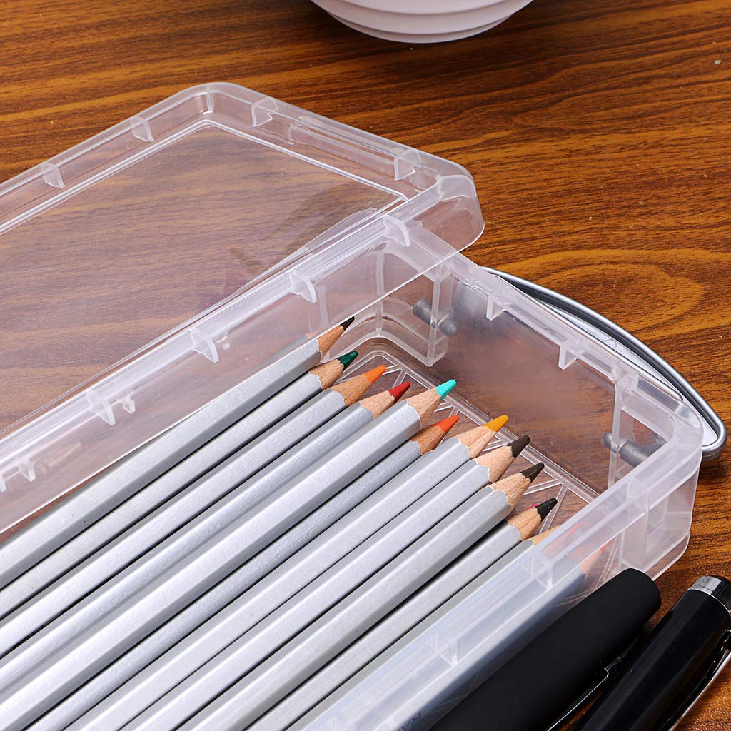 6 Layer Pencil Box,Office Supplies Storage Organizer Box,Brush Painting Pencil Storage Box Watercolor Pen Container Drawing Tool