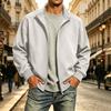 Men's Casual Stand Collar Long Sleeve Jacket for Outdoor Fashion