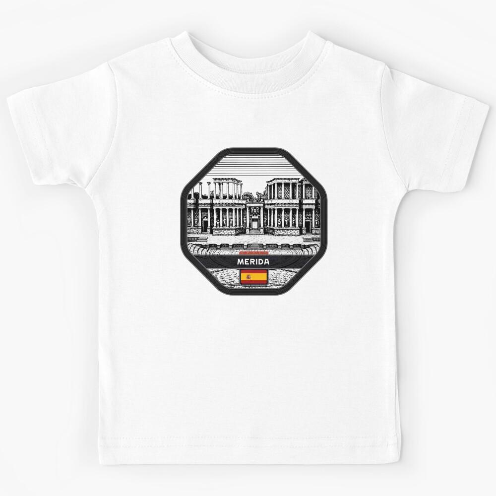 Merida Spain Linocut Style  Kids T-Shirt 120