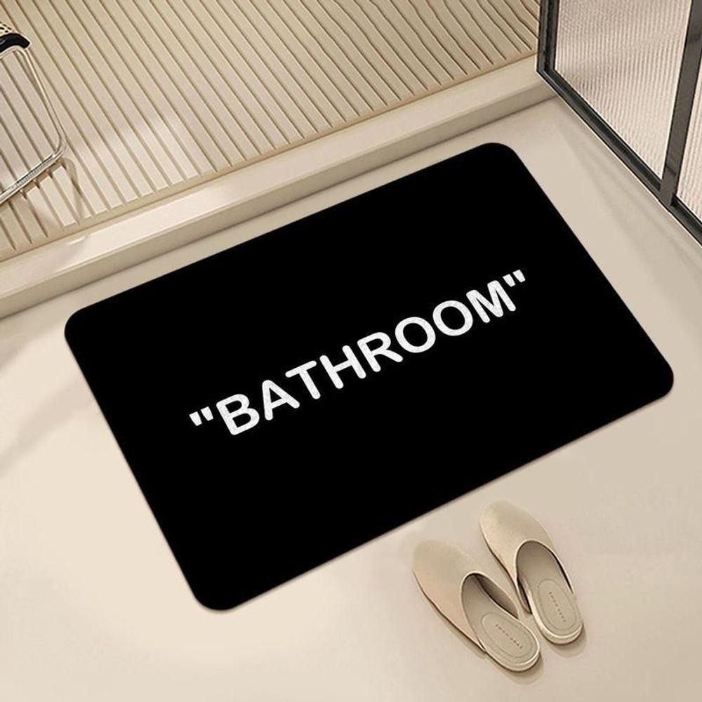 Bestverkochte Silaite Muurverf Eenvoudig Vloerkleed Voor Hal, Duurzaam Badkamervloer Absorberend Kleed Woondecoratie 40X60CM (1.3X2FT