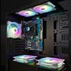 Original Fan for PC Cases CPU Fan 12cm 25mm Thick Quiet 1200rpm (ARGB)