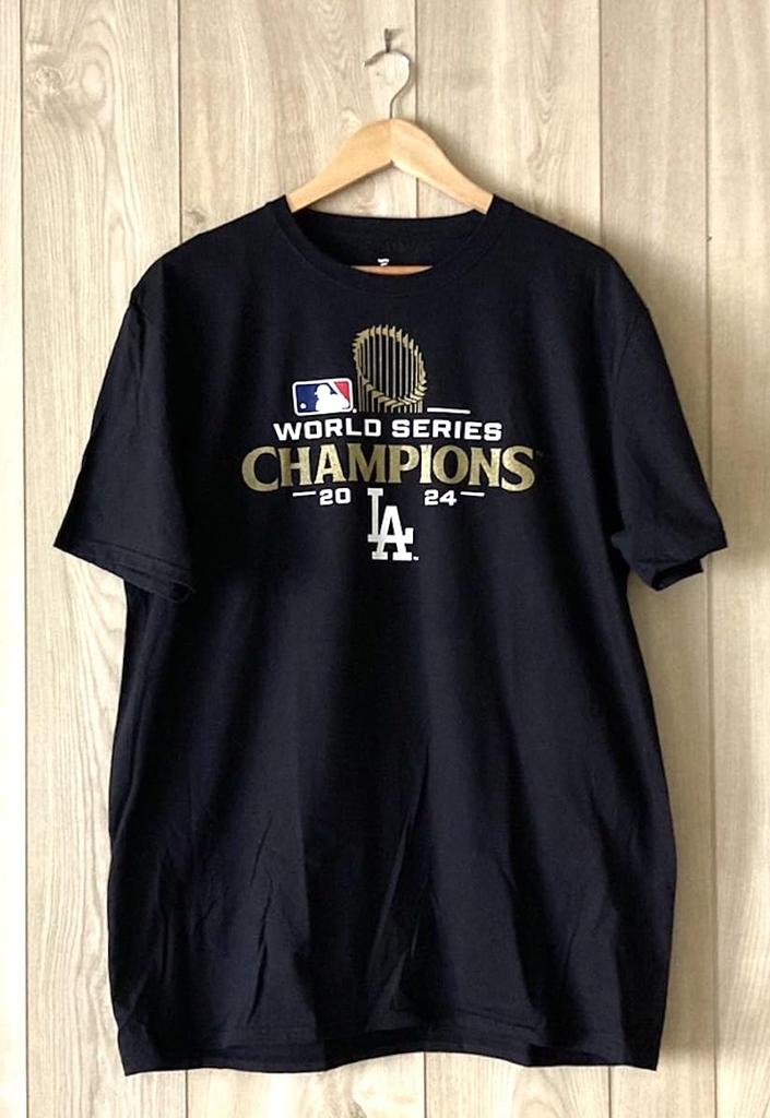 Shohei Ohtani Los Angeles Dodgers 2024 World Champions Commemorative T-Shirt, Black, Size M [Parallel Import]