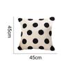 45CM Cushion Cover Square Pillowcase Home Decor Dot Pillow Cover  Living Room/Office