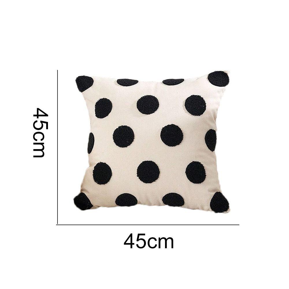 45CM Cushion Cover Square Pillowcase Home Decor Dot Pillow Cover Living Room/Office