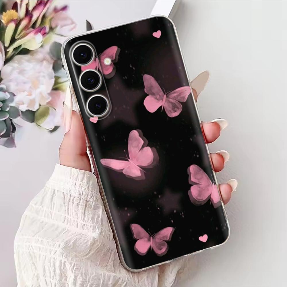 Hülle Für Samsung Galaxy S24 FE Hülle Lustige Tiere Weiches Glattes Flüssiges Silikon Hochwertige Abdeckung Für Galaxy S24 FE SM-S721B 6,7"